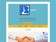 Tablet Screenshot of lawbiz.com.au